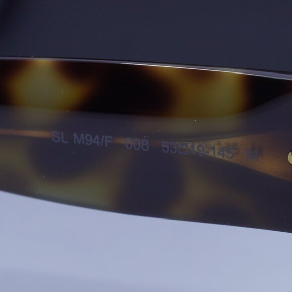 Saint Laurent SL M94/F 008 Cat Eye Sunglasses - Transparent Brown/Havana - Picture 8 of 12